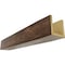 Ekena Millwork 3-Sided (U-beam) Sandblasted Endurathane Faux Wood Ceiling Beam, Premium Aged, 4"W x 8"H  x 20'L BMSD3C0040X080X240ZD - alternate 1